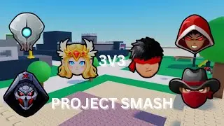 Playing 3V3’s In Roblox Project Smash (DUAL REWORK UPDATE)