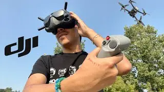 DJI! Motion controller! First flight