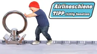 Properly installing airline track fittings | Load securing lashing rail accessories | Single fitting