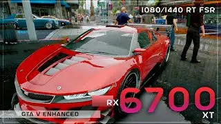 GTA V Enhanced on RX 6700 XT + Ryzen 5 5600 (Ultra Ray Tracing)