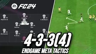ENDGAME Meta Tactics! Best 433(4) Custom Tactics EA FC 24
