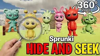 Spot the Sprunki 🔎 360 Interactive Game