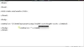 how to Import Video In Browser Using HTML  II  In Tamil  II # CyberSoftware