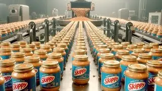 How Peanut Butter Is Made – Inside the Massive Factory Processing Millions of Tons