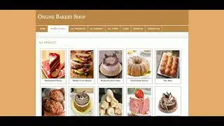 Online Bakery Shop Mini Project