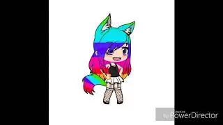 Este es un cabello arcoiris xd