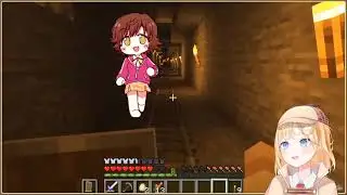 Mio Honda steps up on Amelia in Minecraft