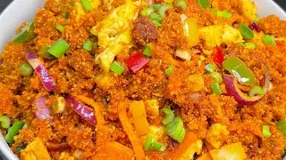 How To Make Authentic Ghanaian CORN BEEF GARI FOTOR