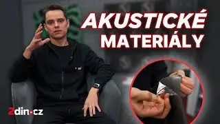 Akustické materiály - Odhlučnění auta 🔇