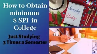 How to Score 8 Pointer in College by just reading 3 Times in a semester!!