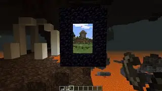 Nether portal but you can See Through PORTALS