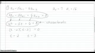 Solving Linear Recurrence Relations 1