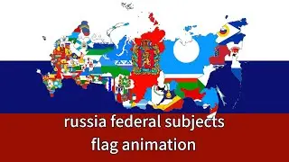 russian federal subjects flag animation