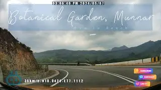 how to reach government botanical garden munnar distance from manike view point by car