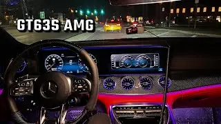 Ride With Us In a Straight Piped AMG GT63s!  (NIGHT POV)