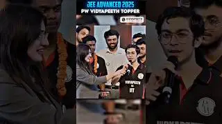 When SIGMA Mode Activated in Topper! 💀 JEE Advanced 2025 Topper! 