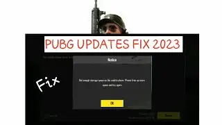 Pubg not enough storage space on the mobile phone please free up more space and try again.. ( PUBG )