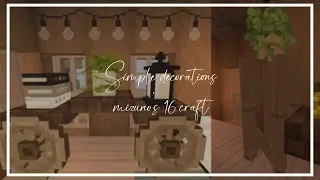 3 Simple Minecraft Decorations | Mizuno's 16 Craft 