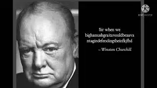 Winston Churchill once said meme