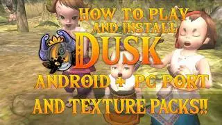 How to play and Install Dusklight Twilight Princess Android and PC port! + HD Texture packs!