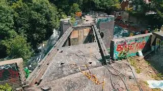 Demolition of Stanhope Road Bridge