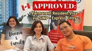 Becoming a Canadian Permanent Resident via SINP Express Entry - Donna and Family