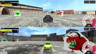 Игра Гонки на Двоих 3Д  2 часть