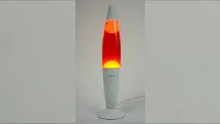 Лава-лампа 35 см Amperia Rocket жёлто красная