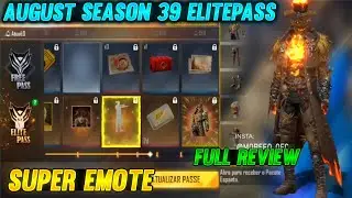AUGUST ELITE PASS FREE FIRE 2021 | FF NEXT ELITE PASS AUGUST 2021 | SEASON 39 ELITE PASS | TELUGU