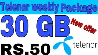 4G weekly internet Max | Telenor 50gb internet package | Telenor internet packages 2021