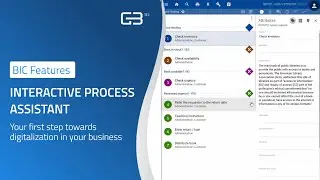 Interactive Process Assistant in BIC - Your first step towards digitalization in your business