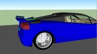 Google Sketchup Car Project