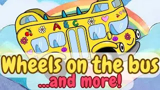 Nursery Rhymes Wheels on the Bus, The Rainbow Song, 5 Little Speckled Frogs, and More!