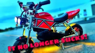Upgrading the CHEAPEST Electric Mini Bike! (Doubled the speed!)