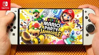 Super Mario Party Jamboree — Gameplay on Nintendo Switch (Handheld Mode)