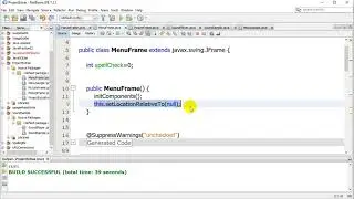 Java Center Frame in Screen