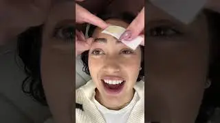 My monthly hairy eyebrow wax *satisfying*