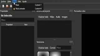 openshot video editor interfaz