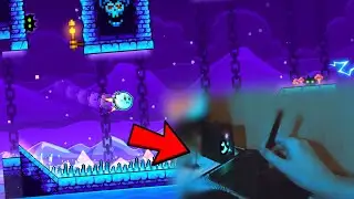 "DASH" ON GRAPHICS TABLET | GEOMETRY DASH | DIRAMIX