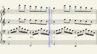 Passacaglia (Handel) - Extended PianoEasy Duet for four hands