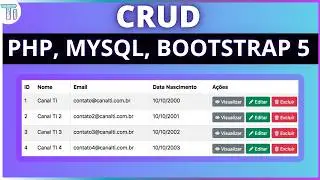 CRUD com PHP, MySQL & Bootstrap 5 (Create, Read, Update, Delete) | Tutorial PHP
