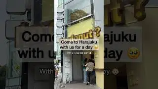 A DAY IN HARAJUKU🇯🇵 Best donut everrr🙌🏼 #harajuku #lifeinjapan #tokyotravel #imdonut