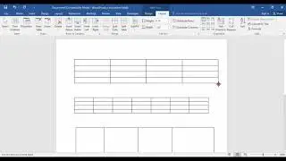 Thao tác với bảng trong Microsoft Word 2010
