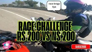 Race challange rs 200 VS ns 200 