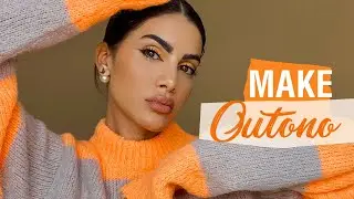 MAKE LARANJA PARA O OUTONO!🍊🍂