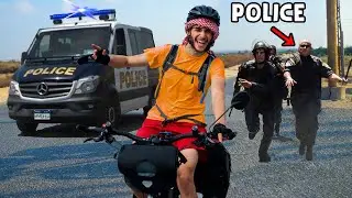 I escaped the Egyptian police with a bike (800km chase)