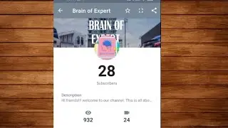 How to add live subscriber count in home screen|#subscriber#Brainofexpert