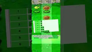 What is the EASIEST Level in Plants vs. Zombies #plantsvszombies #shorts #pvz #fypシ #gaming #pvz2