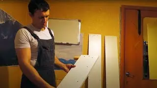 Assembling the sofa box. How to make a Eurobook sofa yourself.