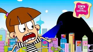 Dangerous Monster | Sonya from Toastville | New animated series for kids